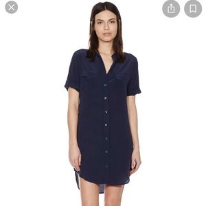 🌟 Equipment Silk Shirtdress